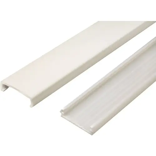 NMW Raceway Wire Channel, 60 in L, 1-5/16 in W, 1 -Channel, Plastic, Ivory NMW Raceway Wire Channel, 60 in L, 1-5/16 in W, 1 -Channel, Plastic, Ivory