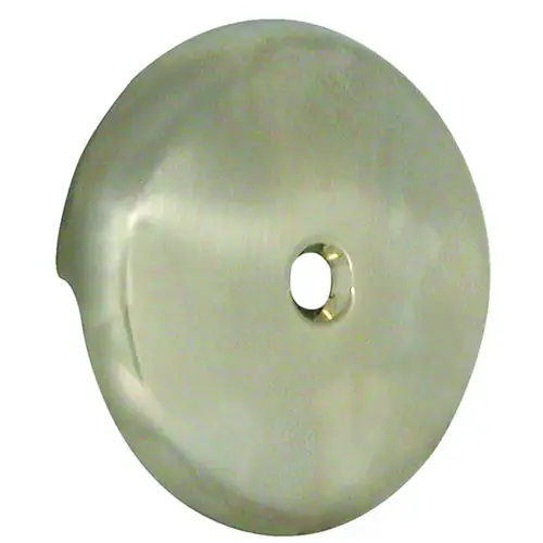 Overflow Plate, Plastic, Brushed Nickel Overflow Plate, Plastic, Brushed Nickel