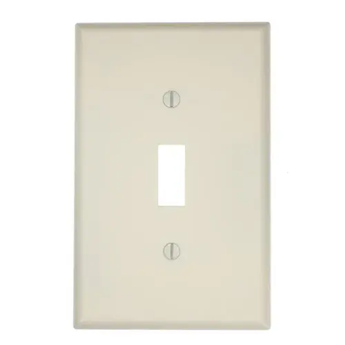 80501-W Wallplate, 4-7/8 in L, 3-1/8 in W, 1 -Gang, Plastic, White 80501-W Wallplate, 4-7/8 in L, 3-1/8 in W, 1 -Gang, Plastic, White