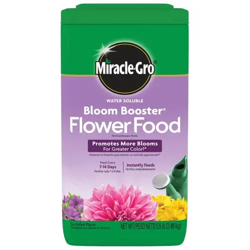 Bloom Booster 3009810 Flower Food, 5.5 lb, Solid, 15-30-15 N-P-K Ratio Blue