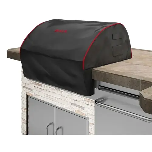 Grill Cover, 30 in W, 24-1/2 in D, 21 in H, Vinyl