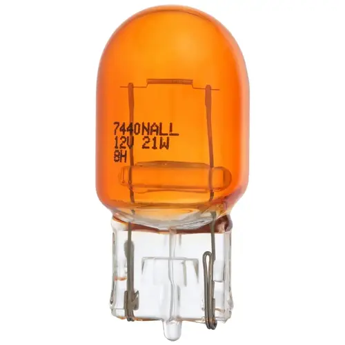 Miniature Automotive Bulb, 13.5 V, Halogen Lamp, Wedge Base, Amber/Red Light Pair