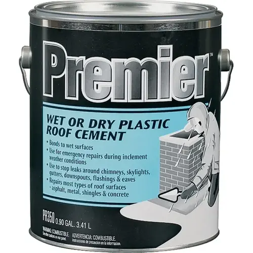 Plastic Roof Cement, Black, Paste, 0.9 gal Cartridge Plastic Roof Cement, Black, Paste, 0.9 gal Cartridge