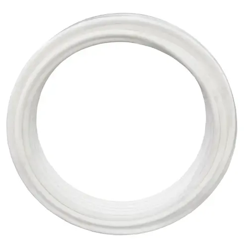 Pipe Tubing, 3/4 in, Polyethylene, White, 25 ft L