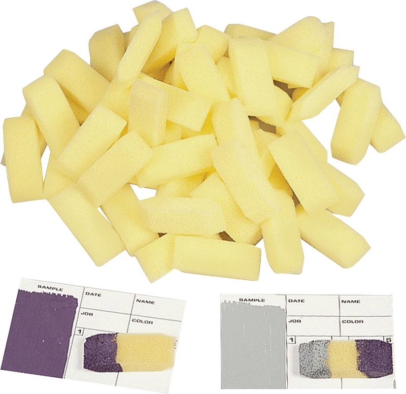 FoamPro 41 Colormatch Applicator Brush Yellow - pack of 1000
