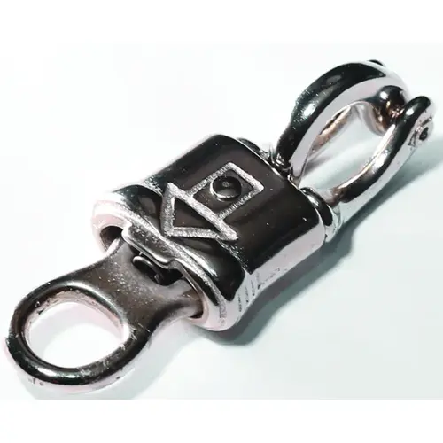 Panic Snap, 140 lb Working Load, Malleable Iron, Nickel