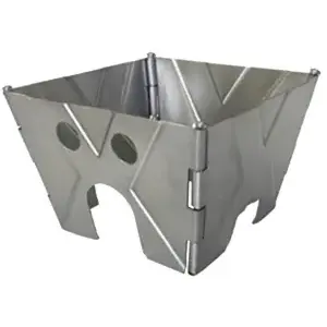 FIREDISC TCGWH4L Wind Helmet, Stainless Steel, For: Cookers Silver