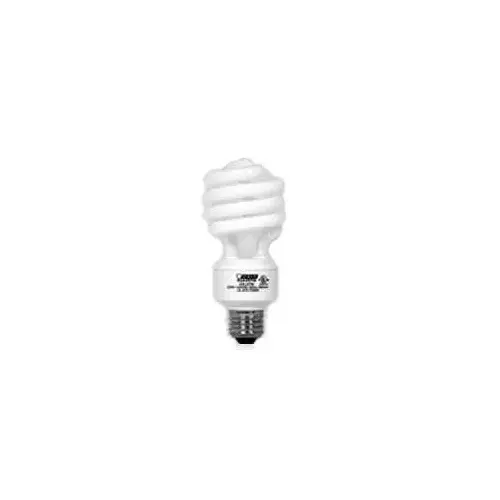 Compact Fluorescent Bulb, 23 W, Spiral Lamp, Medium E26 Lamp Base, 1600 Lumens, Daylight Light White - pack of 4 Compact Fluorescent Bulb, 23 W, Spiral Lamp, Medium E26 Lamp Base, 1600 Lumens, Daylight Light White - pack of 4
