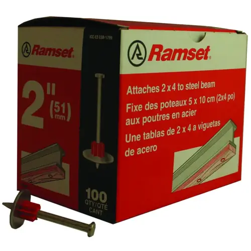 2 In. Fastening Pin with Washer (100-Pack) 2 In. Fastening Pin with Washer (100-Pack)
