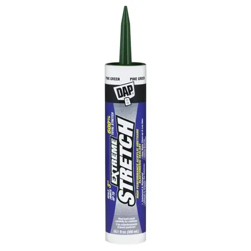 EXTREME STRETCH Premium Elastomeric Sealant, Pine Green, 24 hr Curing, 40 to 100 deg F, 10.1 fl-oz