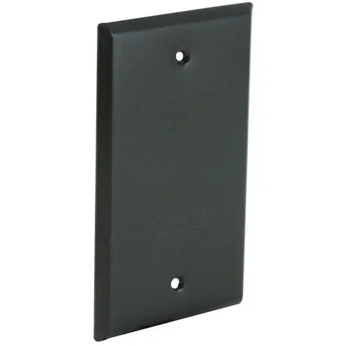 Cover, 4-17/32 in L, 2-25/32 in W, Metal, Bronze, Powder-Coated Cover, 4-17/32 in L, 2-25/32 in W, Metal, Bronze, Powder-Coated