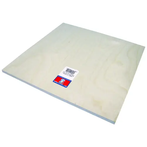 Craft Plywood, 12 in L, 12 in W - pack of 6 Craft Plywood, 12 in L, 12 in W - pack of 6