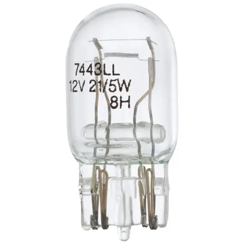 Miniature Automotive Bulb, 13.5 V, Halogen Lamp, Bayonet Base, Clear Light Pair