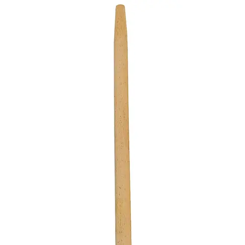 Broom Handle, 1-1/8 in Dia, 60 in L, Wood, Natural Broom Handle, 1-1/8 in Dia, 60 in L, Wood, Natural