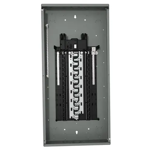 SN Assembled Load Center, 200 A, 30 -Space, 48 -Circuit, Main Breaker, Plug-On Neutral, Gray SN Assembled Load Center, 200 A, 30 -Space, 48 -Circuit, Main Breaker, Plug-On Neutral, Gray