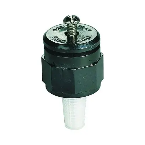 Mushroom Bubbler, 1/2 in Connection, FNPT, Plastic Black Mushroom Bubbler, 1/2 in Connection, FNPT, Plastic Black