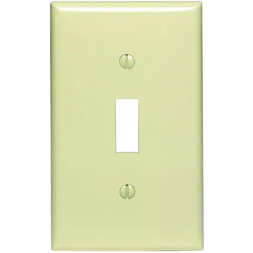 PJ1-I Wallplate, 4-7/8 in L, 3-1/8 in W, 1 -Gang, Nylon, Ivory - pack of 20 PJ1-I Wallplate, 4-7/8 in L, 3-1/8 in W, 1 -Gang, Nylon, Ivory - pack of 20
