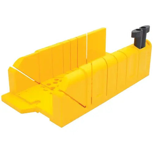 Clamping Mitre Box, 45/90 deg, 45 deg Face Angle, 22.5 deg Octagonal Cutting Slot, Polypropylene Clamping Mitre Box, 45/90 deg, 45 deg Face Angle, 22.5 deg Octagonal Cutting Slot, Polypropylene