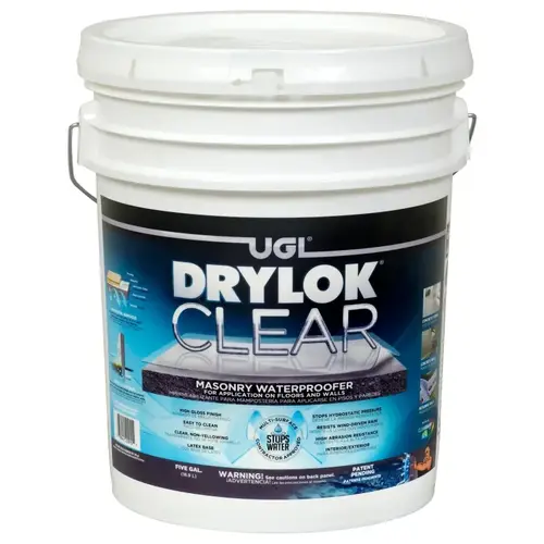 DRYLOK Masonry Waterproofer, Milky White, 5 gal Can DRYLOK Masonry Waterproofer, Milky White, 5 gal Can