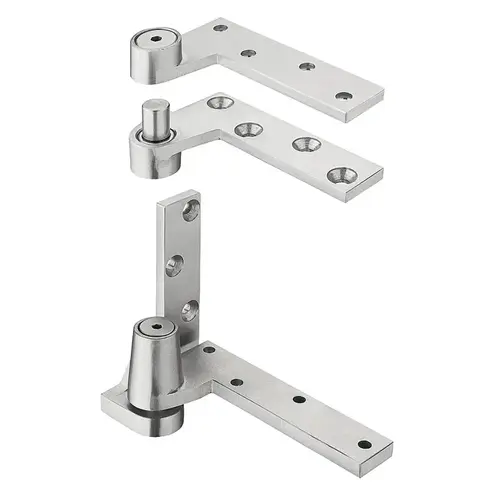 Door Hinge, 19 mm (3/4") Offset Hung Pivot, Top and Bottom Set Right; 630 (US32D) stainless steel, satin; 3 h fire rating Door Hinge, 19 mm (3/4") Offset Hung Pivot, Top and Bottom Set Right; 630 (US32D) stainless steel, satin; 3 h fire rating