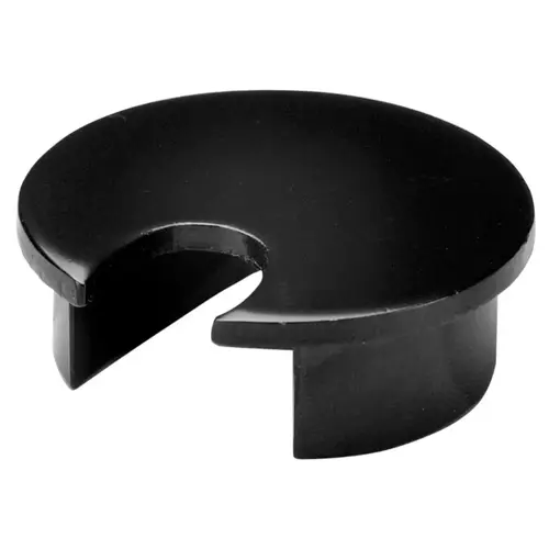 Metal Cable Grommet, One-Piece, Round, diameter 40 mm For workplace organization, Black epoxy, with 12 x 15 mm opening Black, epoxy coated Metal Cable Grommet, One-Piece, Round, diameter 40 mm For workplace organization, Black epoxy, with 12 x 15 mm opening Black, epoxy coated