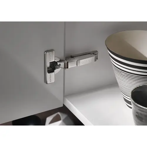 Concealed Hinge, Salice 100 Series, 105 degree Opening Angle, Silentia+, Nickel Plated C1J6PE9 Inset, C1J6PE9, Logica Nickel plated Concealed Hinge, Salice 100 Series, 105 degree Opening Angle, Silentia+, Nickel Plated C1J6PE9 Inset, C1J6PE9, Logica Nickel plated