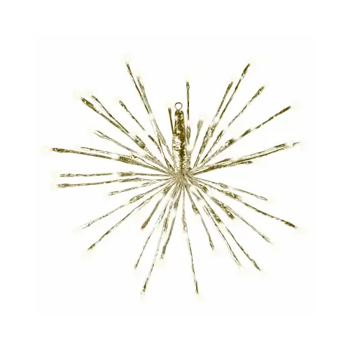 Radiant Blasts Christmas Light, 8 Functions, 80 Warm White LEDs, 16 In. Radiant Blasts Christmas Light, 8 Functions, 80 Warm White LEDs, 16 In.