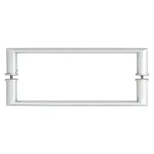CRL 0R18X18CH 18" Chrome Back-to-Back Oval/Round Towel Bar