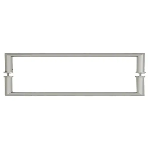 24" Brushed Nickel Back-to-Back Oval/Round Towel Bar 24" Brushed Nickel Back-to-Back Oval/Round Towel Bar