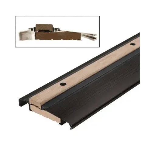 Bronze 73" Outswing Adjustable Oak Top Threshold