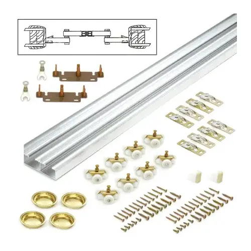 96" By-Pass Hardware Set 4 Door