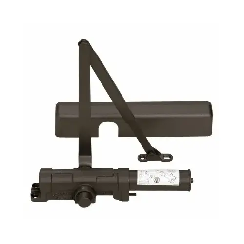 Dark Bronze ANSI Grade 1 Adjustable Multi-Size 1-6 Delayed Action Surface Mounted Door Closer