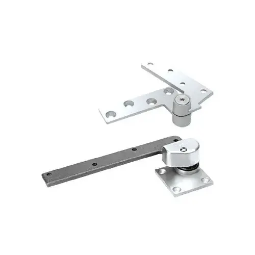 Polished Chrome Left Hand 3/4" Offset Pivot Set Polished Chrome Left Hand 3/4" Offset Pivot Set