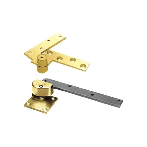 Polished Brass Right Hand 3/4" Offset Pivot Set