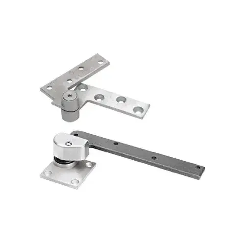 Satin Chrome Right Hand 3/4" Offset Pivot Set