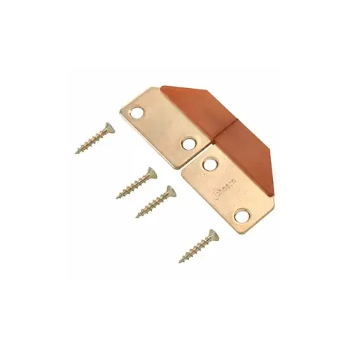 Non-Mortise Panel Hinge Wood Tone Non-Mortise Panel Hinge Wood Tone