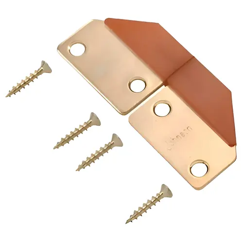 Non-Mortise Panel Hinge Wood Tone Non-Mortise Panel Hinge Wood Tone