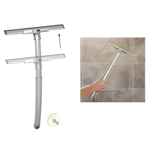 18" Extendable Squeegee Polished Chrome