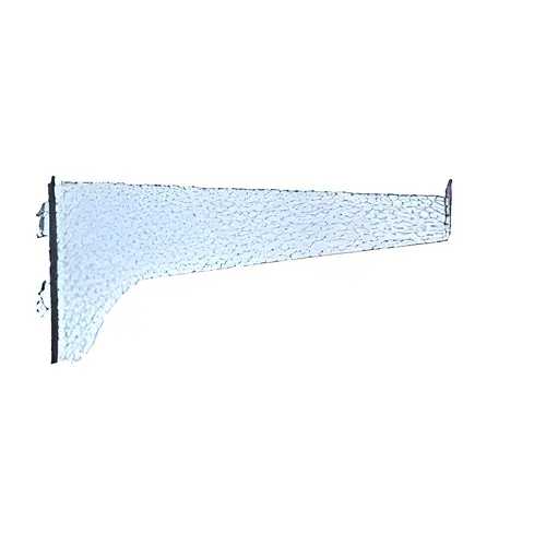 Anochrome 6" KV Steel Bracket, Steel Material, 6" Length, Anochrome Finish Anochrome 6" KV Steel Bracket, Steel Material, 6" Length, Anochrome Finish