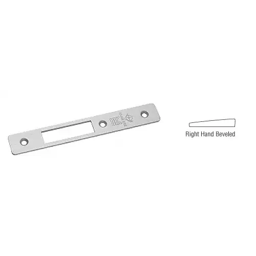 Aluminum Right Hand Beveled Faceplate for MS1853H Series Hook Throw Deadlocks Aluminum Right Hand Beveled Faceplate for MS1853H Series Hook Throw Deadlocks