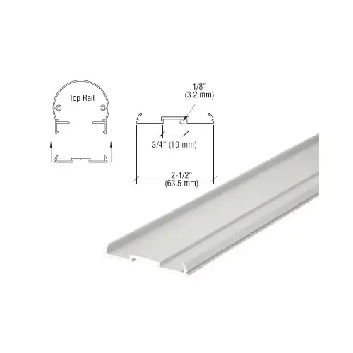 Sky White 241" Top Rail Infill for Pickets Sky White 241" Top Rail Infill for Pickets