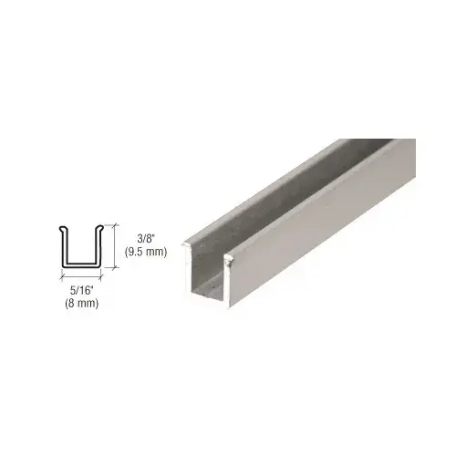 Brushed Nickel 6mm Replacement 36" Snap-In Filler Insert for Junior Headers Brushed Nickel 6mm Replacement 36" Snap-In Filler Insert for Junior Headers