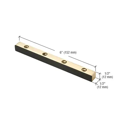 Brass Header Mounted Double Door Stop Brass Header Mounted Double Door Stop