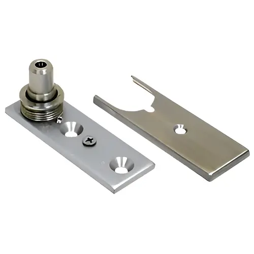 Adjustable Free-Swinging Floor Pivot Brushed Stainless Steel