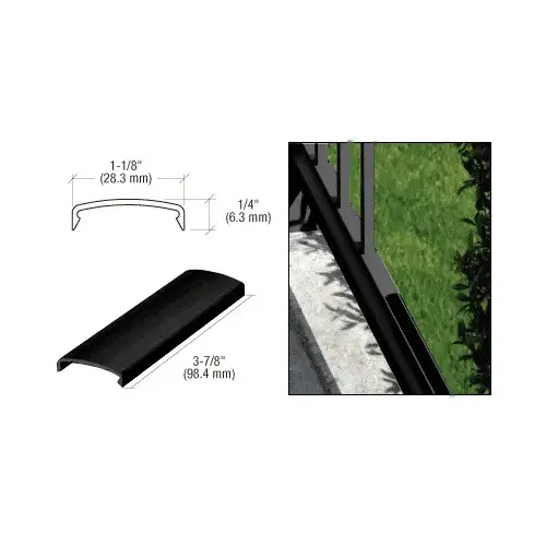 Matte Black 100 Series 3-7/8" Picket Spacer