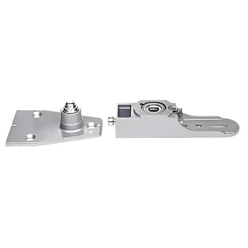 Floor Mount Bottom Pivot Set for Use with 1-1/2" Deep Bottom Door Rail for Side-Load Applications Floor Mount Bottom Pivot Set for Use with 1-1/2" Deep Bottom Door Rail for Side-Load Applications