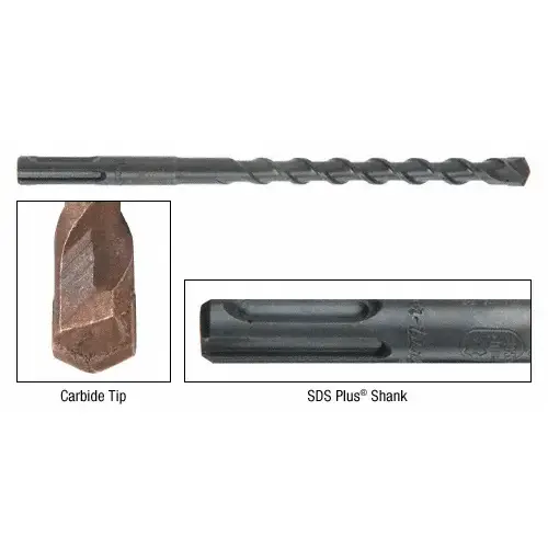 3/8" x 6" SDS Plus Plus Uni-Shank Drill 3/8" x 6" SDS Plus Plus Uni-Shank Drill