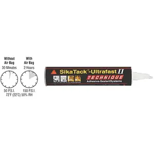 SIKA CORPORATION 26924P SikaTack UltraFast II Urethane Black