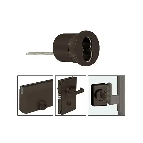 Dark Bronze Rim Cylinder Housings for Small Format Interchangeable Cores (SFIC) Dark Bronze Rim Cylinder Housings for Small Format Interchangeable Cores (SFIC)