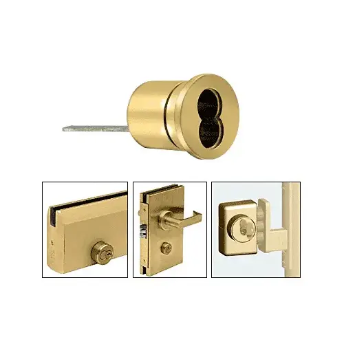 Polished Brass Rim Cylinder Housings for Small Format Interchangeable Cores (SFIC) Polished Brass Rim Cylinder Housings for Small Format Interchangeable Cores (SFIC)
